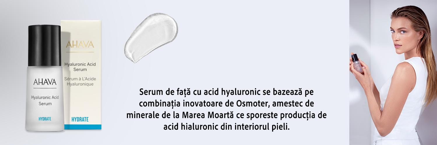 serum cu acid hialuronic AHAVA